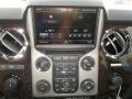 2013 Ford F250 Super Duty Platinum Black Leather Interior Controls Photo