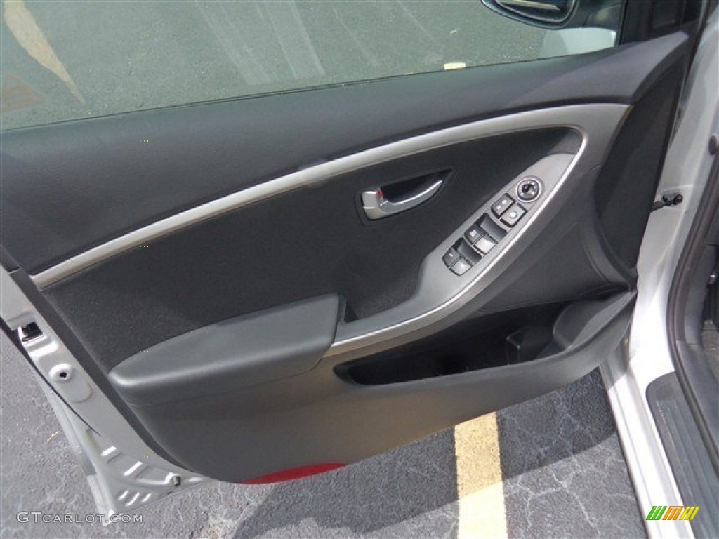 2013 Elantra GT - Silver / Black photo #4