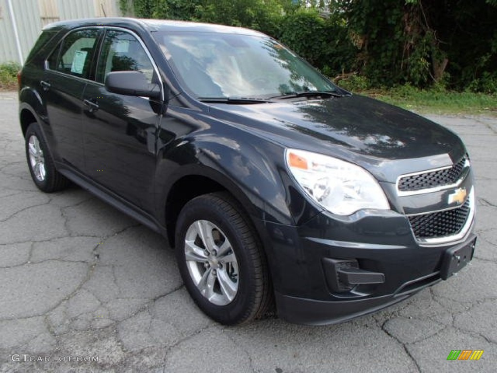 2013 Equinox LS AWD - Ashen Gray Metallic / Jet Black photo #2