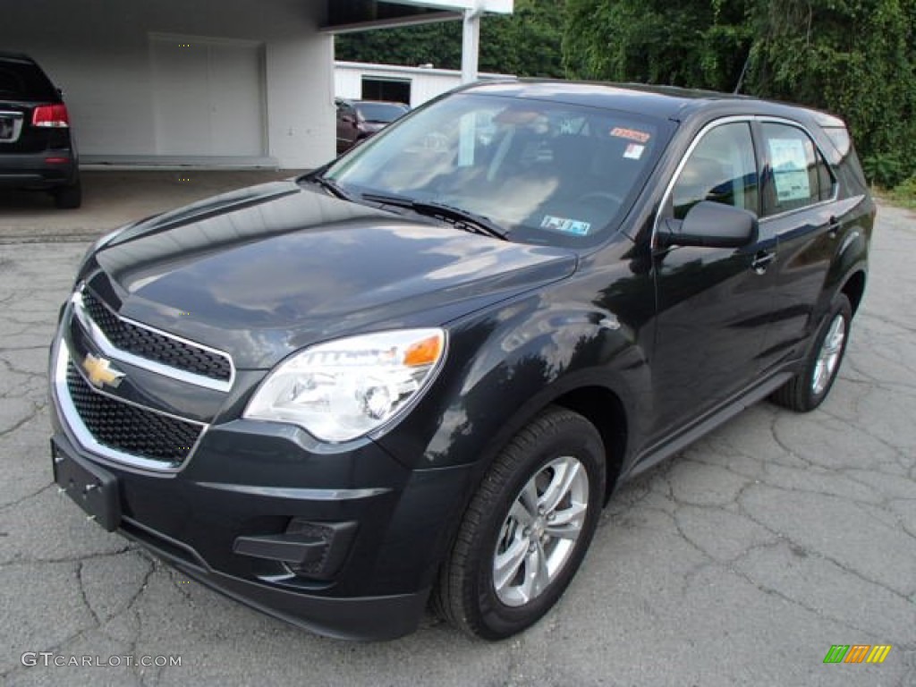 2013 Equinox LS AWD - Ashen Gray Metallic / Jet Black photo #4