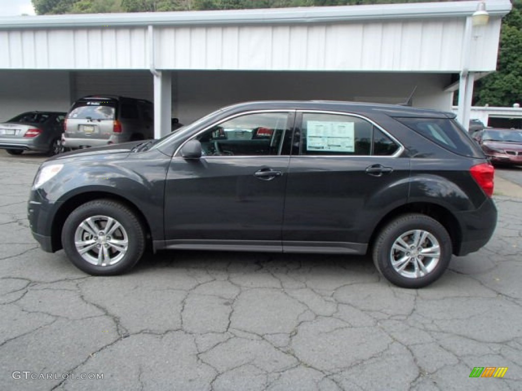 2013 Equinox LS AWD - Ashen Gray Metallic / Jet Black photo #5