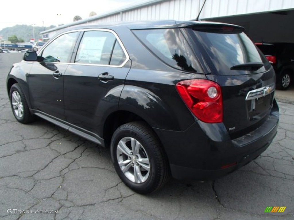 2013 Equinox LS AWD - Ashen Gray Metallic / Jet Black photo #6