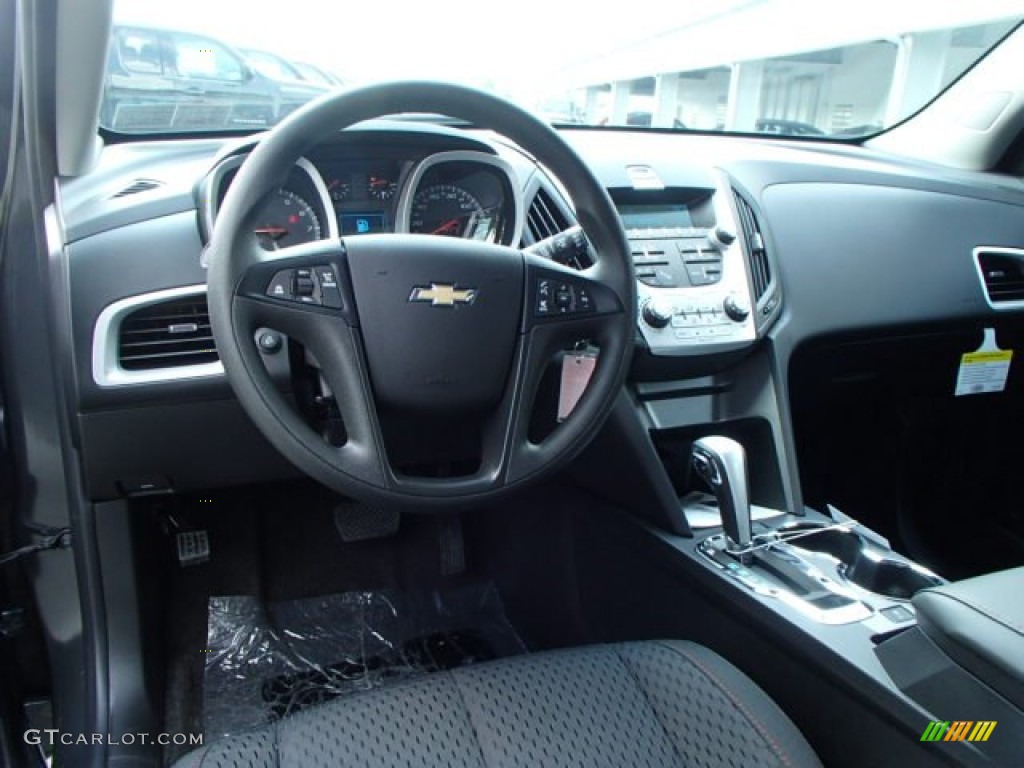 2013 Equinox LS AWD - Ashen Gray Metallic / Jet Black photo #14