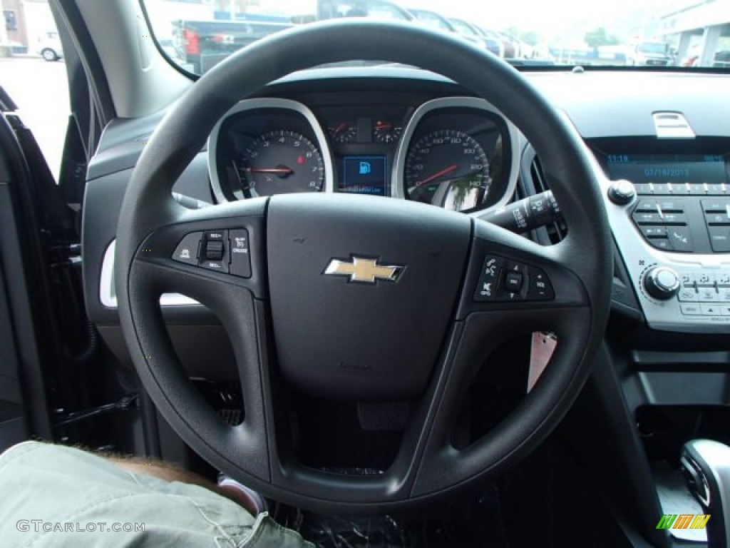 2013 Equinox LS AWD - Ashen Gray Metallic / Jet Black photo #18