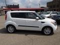 2013 Clear White Kia Soul +  photo #1