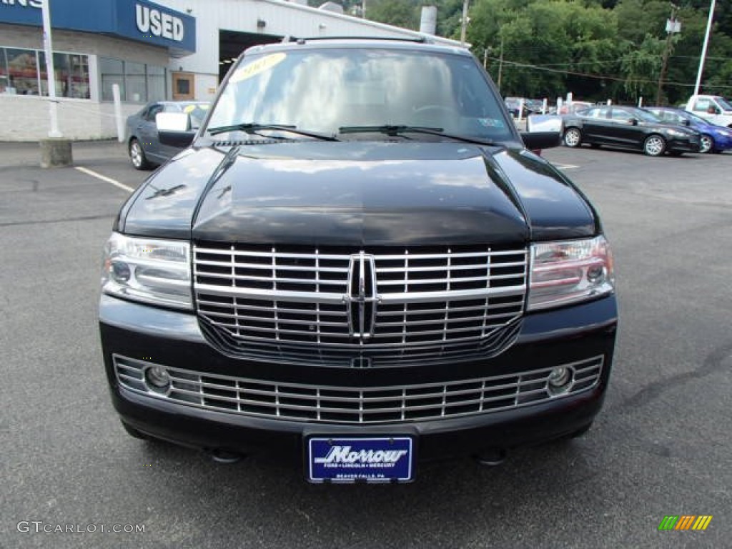 2007 Navigator L Luxury 4x4 - Black / Charcoal/Caramel photo #3