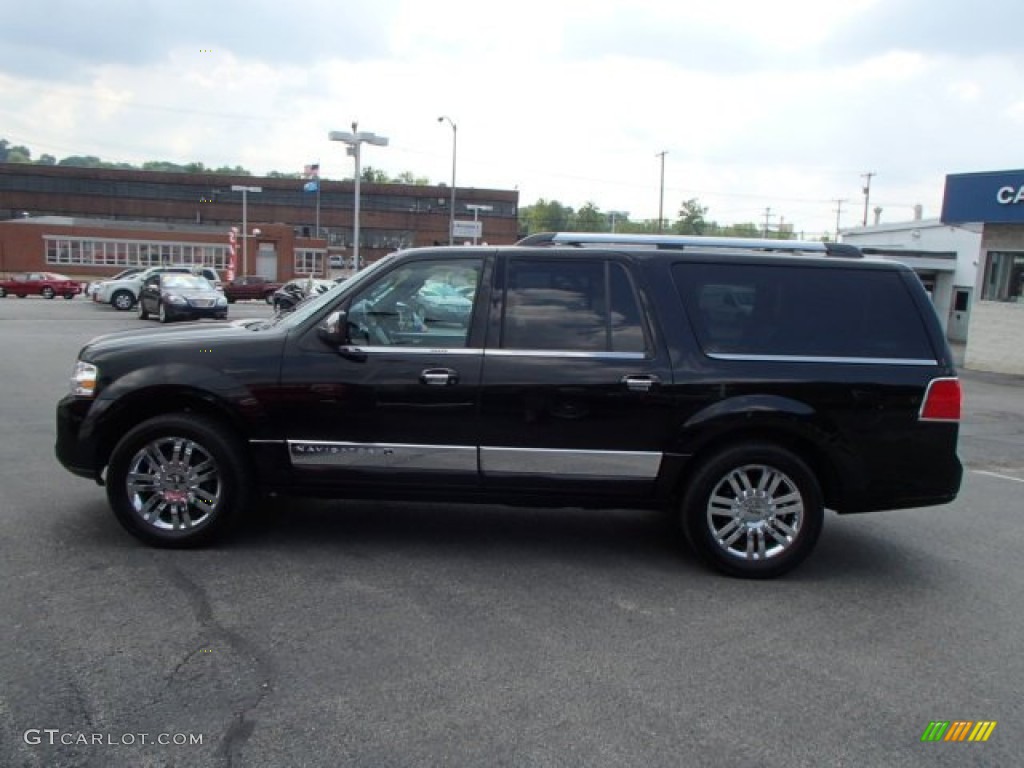 2007 Navigator L Luxury 4x4 - Black / Charcoal/Caramel photo #5