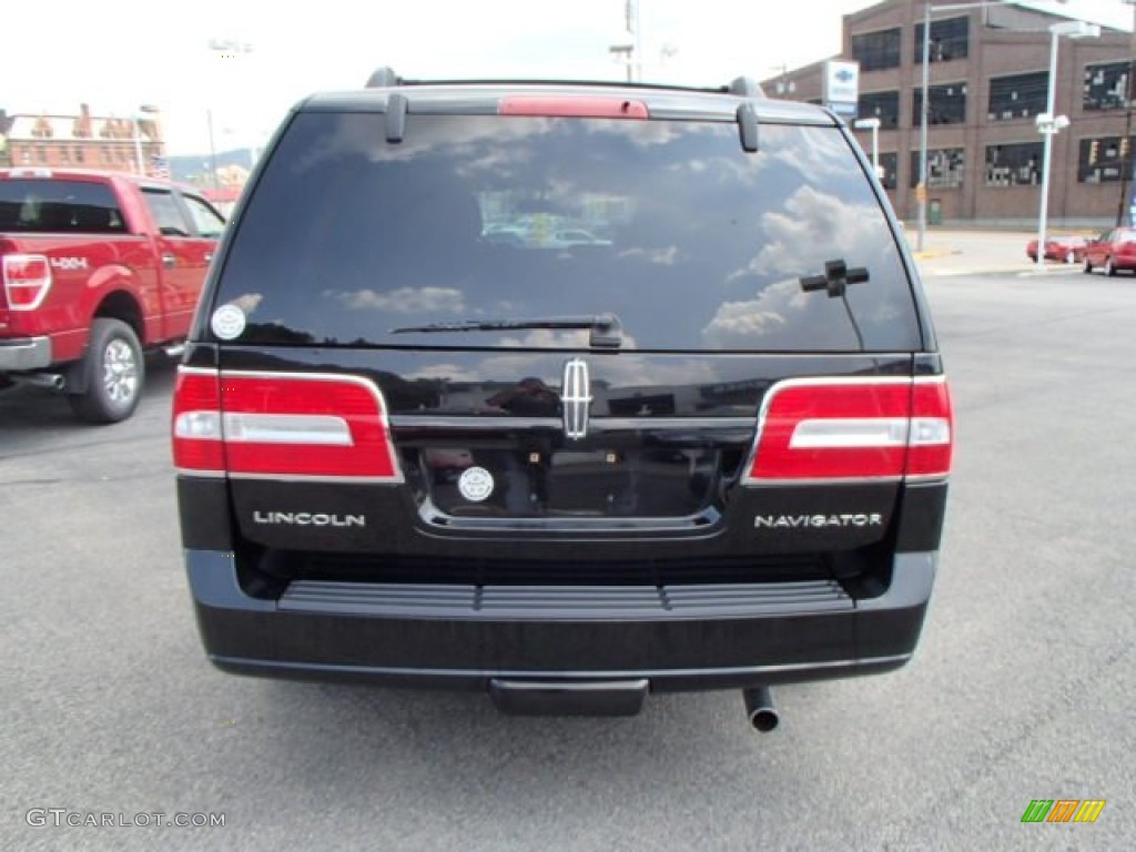 2007 Navigator L Luxury 4x4 - Black / Charcoal/Caramel photo #7