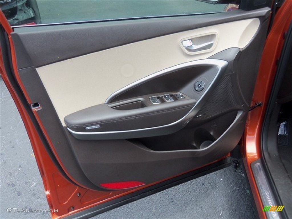 2013 Hyundai Santa Fe Sport 2.0T Beige Door Panel Photo #83487001