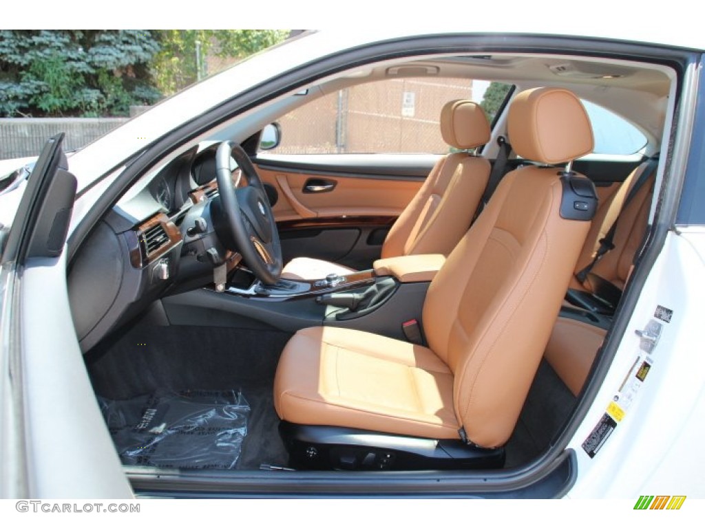 2011 3 Series 328i xDrive Coupe - Mineral White Metallic / Saddle Brown Dakota Leather photo #11