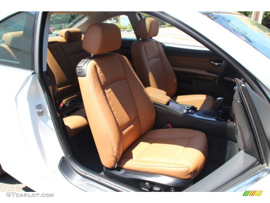 2011 3 Series 328i xDrive Coupe - Mineral White Metallic / Saddle Brown Dakota Leather photo #27