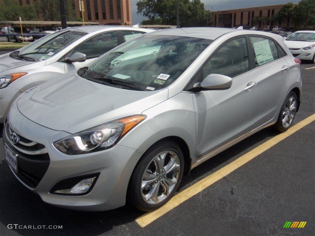 2013 Elantra GT - Silver / Black photo #1