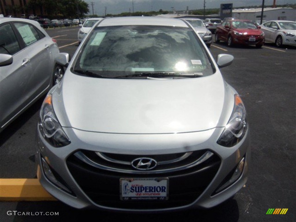 2013 Elantra GT - Silver / Black photo #2