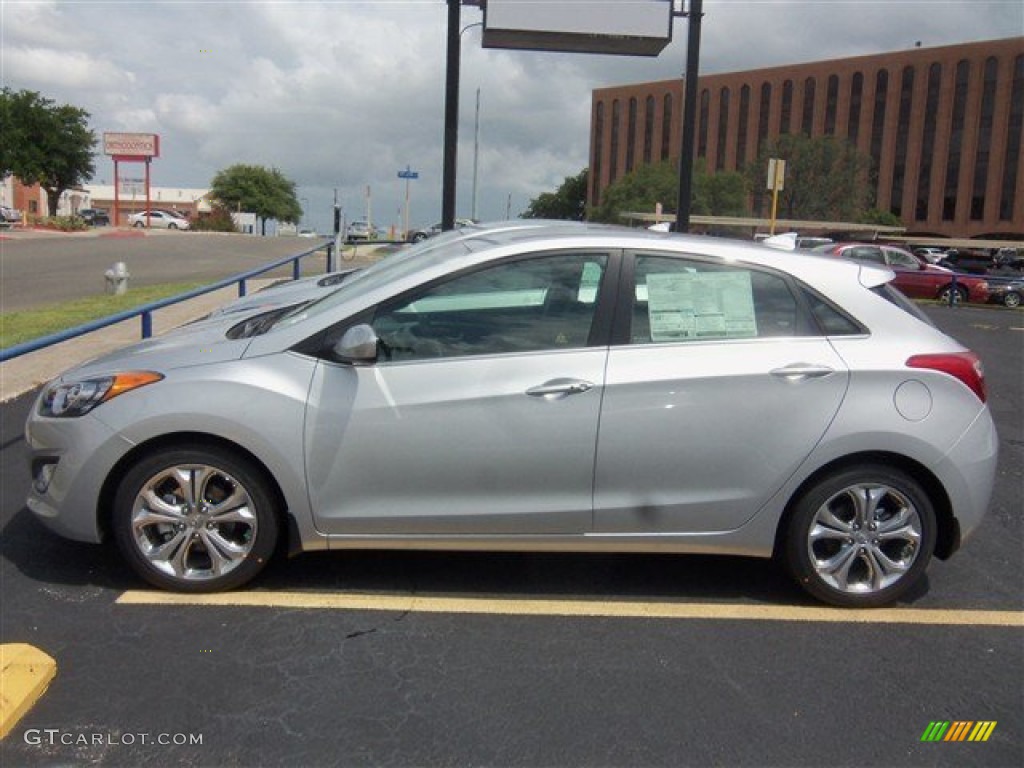 2013 Elantra GT - Silver / Black photo #3