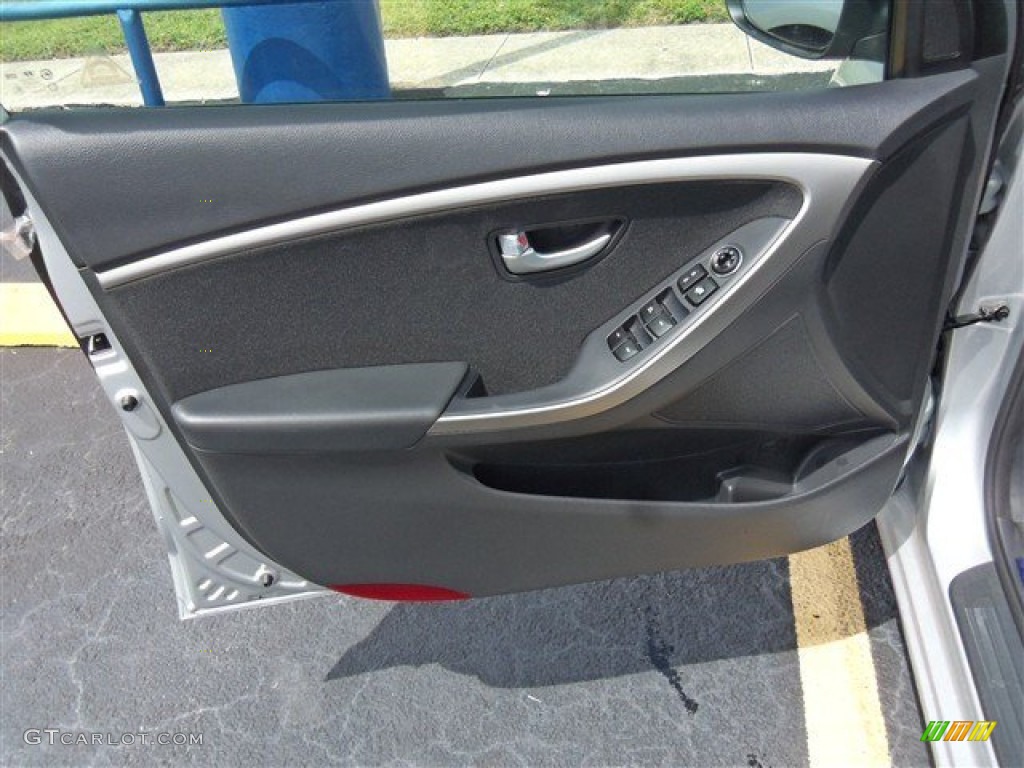 2013 Elantra GT - Silver / Black photo #4