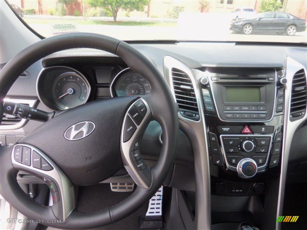 2013 Elantra GT - Silver / Black photo #6