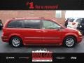 Deep Cherry Red Crystal Pearl 2010 Chrysler Town & Country Limited