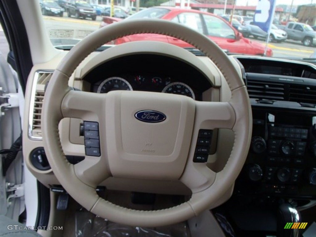2012 Escape Limited 4WD - White Suede / Camel photo #18