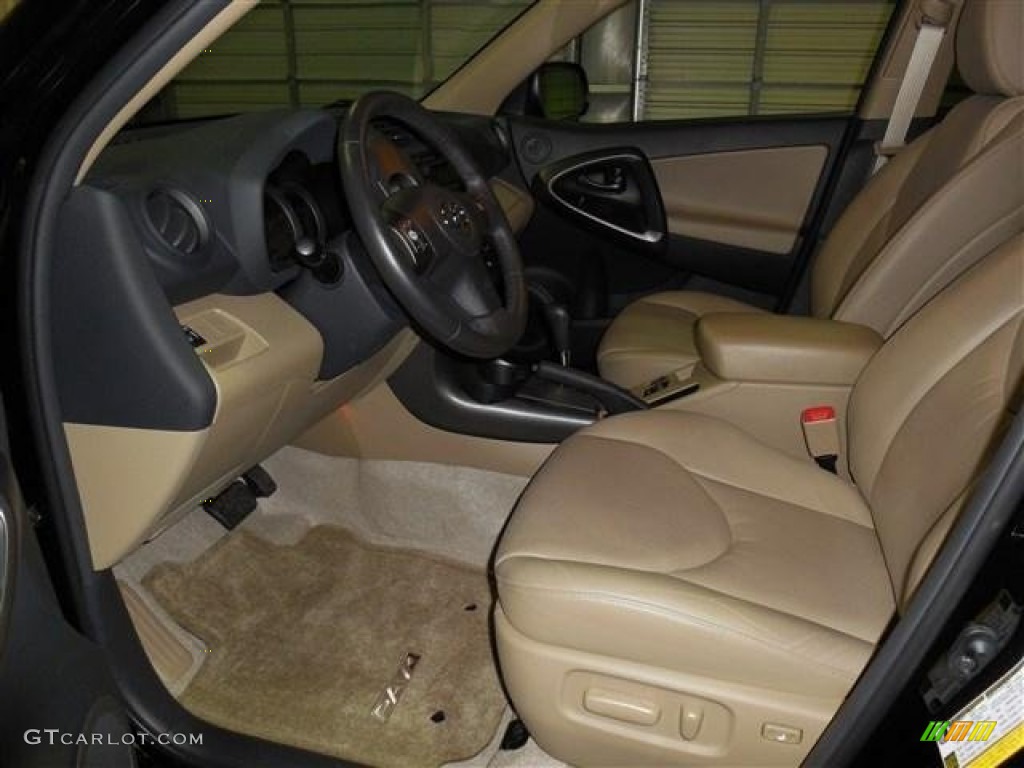 2012 RAV4 Limited - Black / Sand Beige photo #10