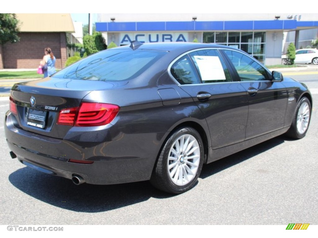 2011 5 Series 535i xDrive Sedan - Dark Graphite Metallic / Black photo #5