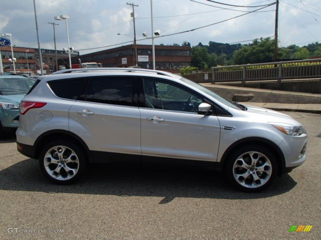 2014 Escape Titanium 2.0L EcoBoost 4WD - Ingot Silver / Medium Light Stone photo #1