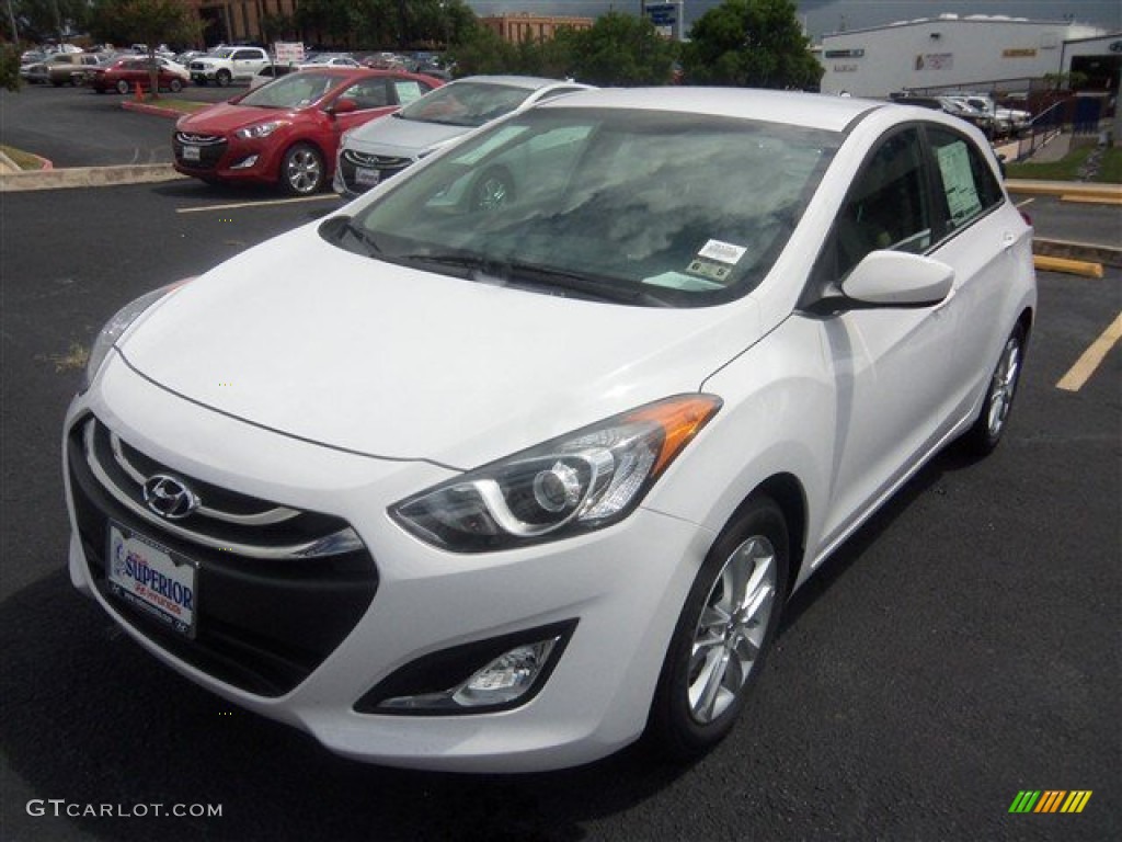 2013 Elantra GT - Monaco White / Beige photo #1