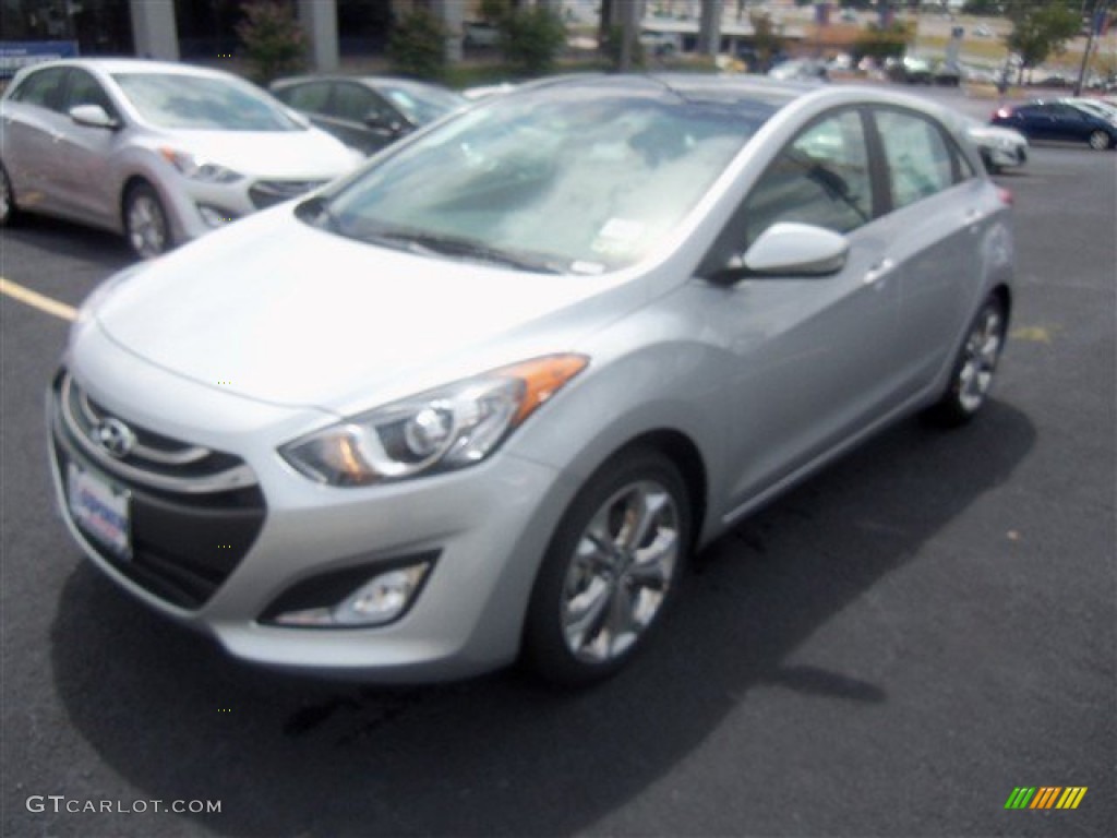 2013 Elantra GT - Silver / Black photo #1
