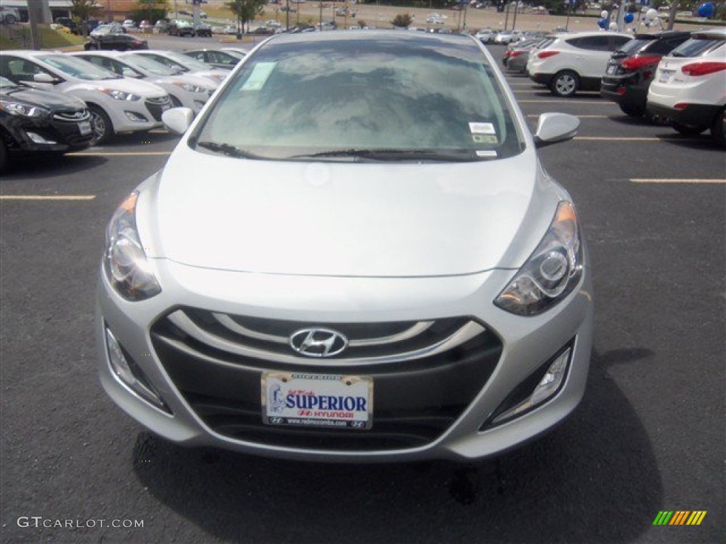 2013 Elantra GT - Silver / Black photo #2