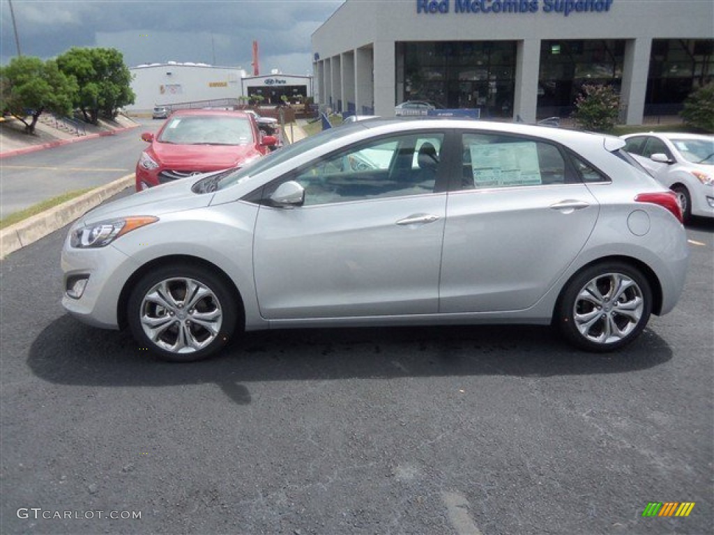 2013 Elantra GT - Silver / Black photo #3