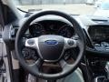 Medium Light Stone 2014 Ford Escape Titanium 2.0L EcoBoost 4WD Steering Wheel