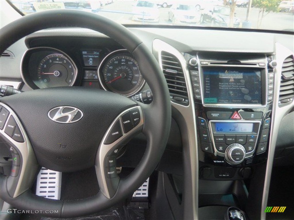 2013 Elantra GT - Silver / Black photo #6