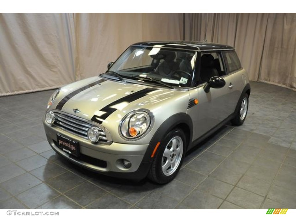 2010 Cooper Hardtop - Sparkling Silver Metallic / Grey/Carbon Black photo #1