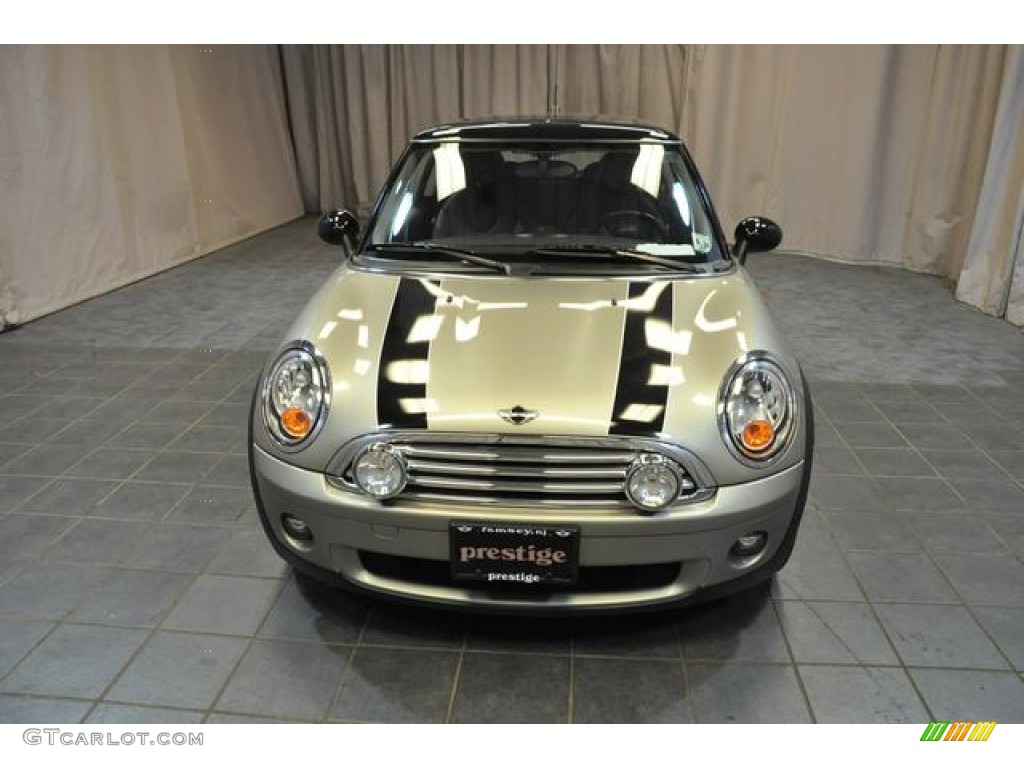 2010 Cooper Hardtop - Sparkling Silver Metallic / Grey/Carbon Black photo #3