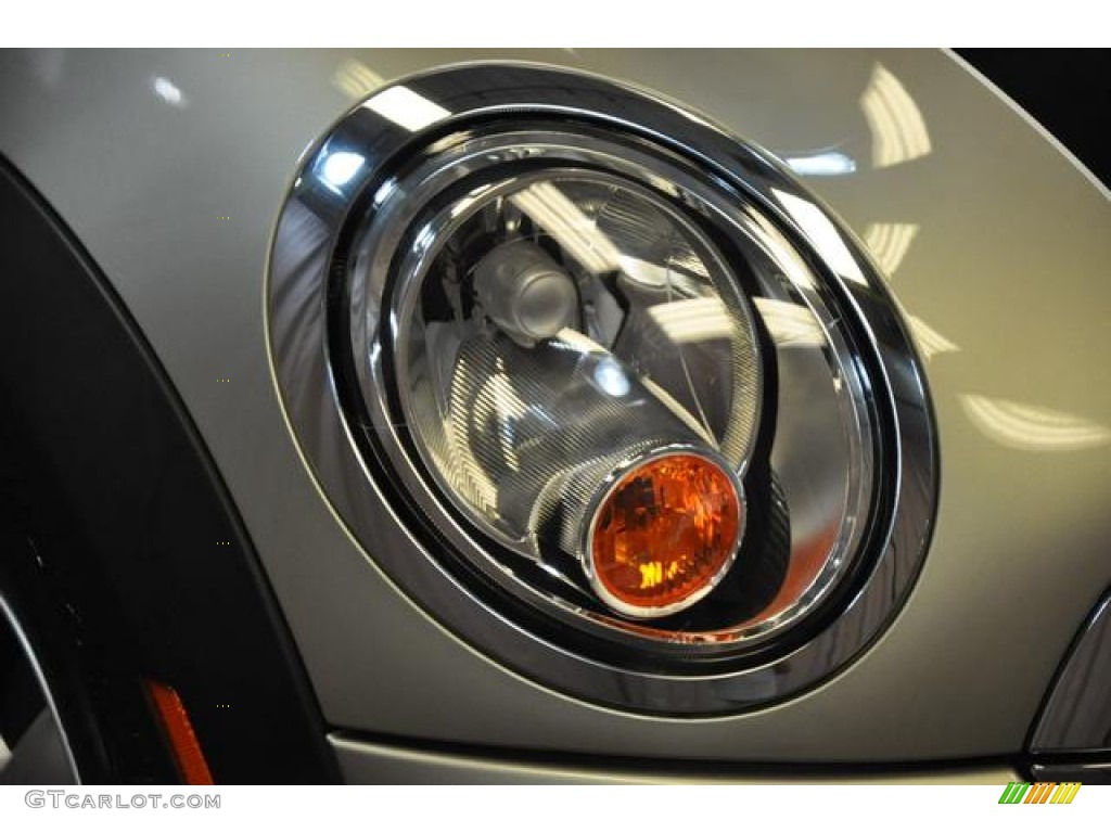 2010 Cooper Hardtop - Sparkling Silver Metallic / Grey/Carbon Black photo #5