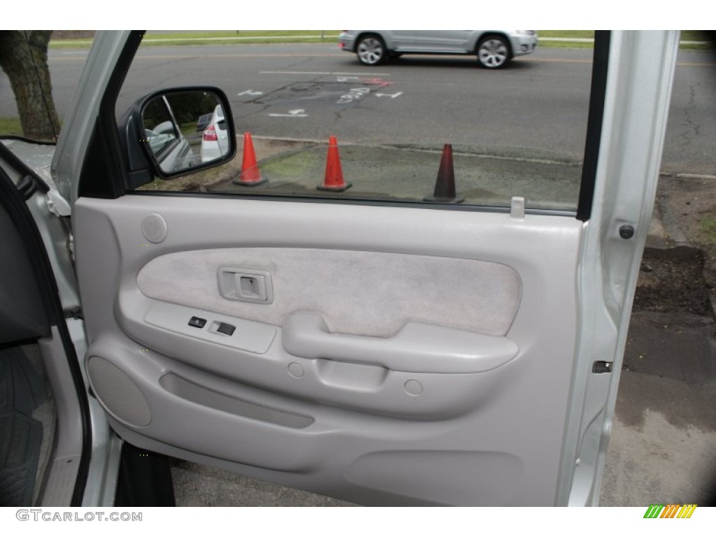 2002 Toyota Tacoma V6 TRD Xtracab 4x4 Charcoal Door Panel Photo #83491033