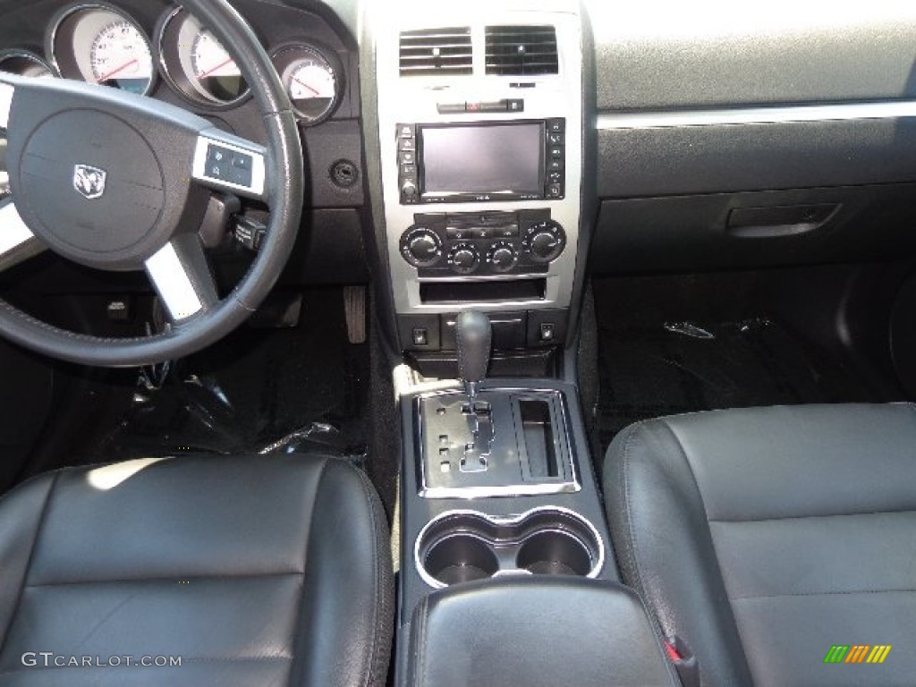 2010 Charger R/T - Deep Water Blue Pearl / Dark Slate Gray photo #16