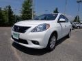 Fresh Powder White 2013 Nissan Versa 1.6 SL Sedan