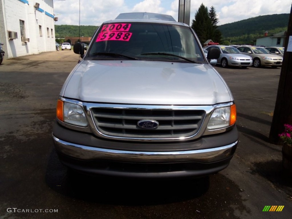 2004 F150 XL Heritage Regular Cab - Silver Metallic / Medium Graphite photo #2