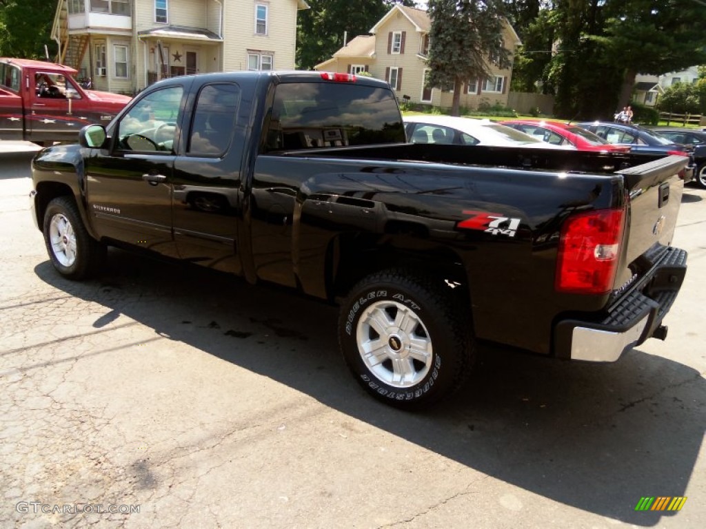 2013 Silverado 1500 LT Extended Cab 4x4 - Black / Ebony photo #4