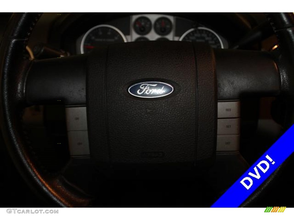 2005 F150 FX4 SuperCrew 4x4 - Black / Medium Flint/Dark Flint Grey photo #34