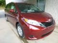 2013 Salsa Red Pearl Toyota Sienna LE  photo #7