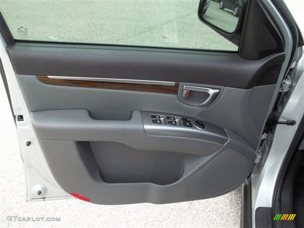 2012 Hyundai Santa Fe GLS Gray Door Panel Photo #83494300