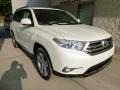 2013 Blizzard White Pearl Toyota Highlander Limited 4WD  photo #7