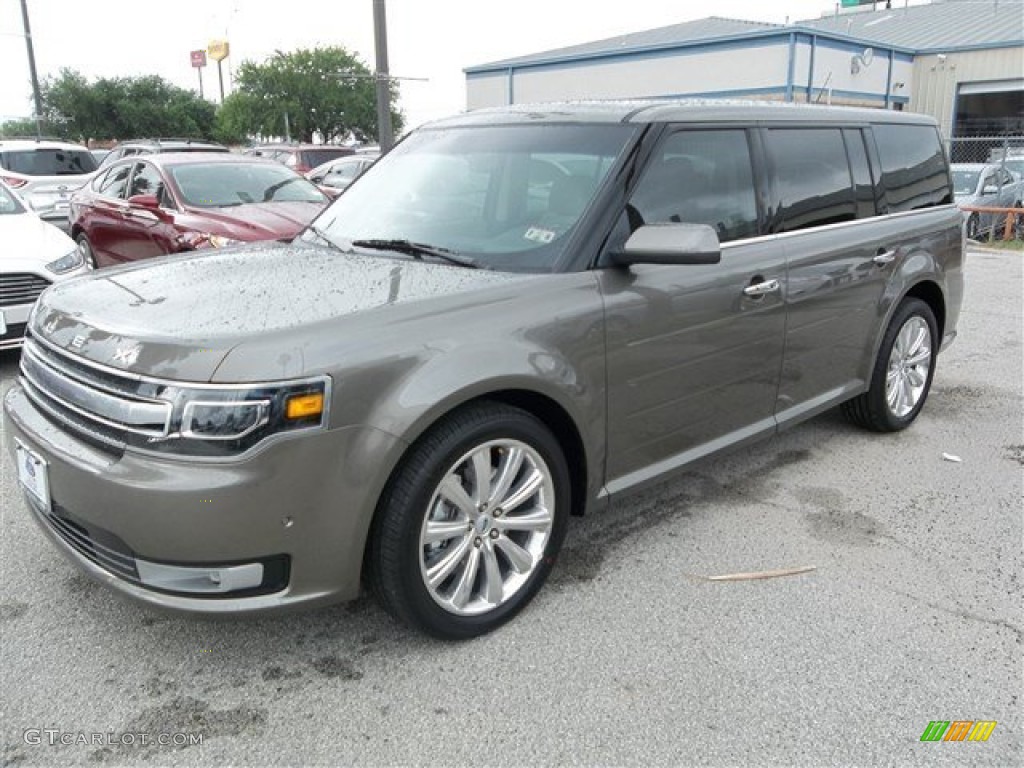 Mineral Gray 2014 Ford Flex Limited EcoBoost AWD Exterior Photo #83494498