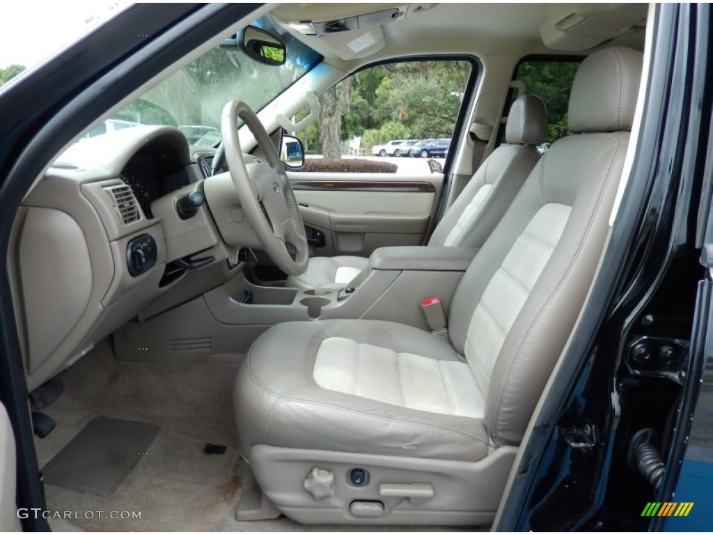 Medium Parchment Interior 2004 Ford Explorer Eddie Bauer Photo #83495362