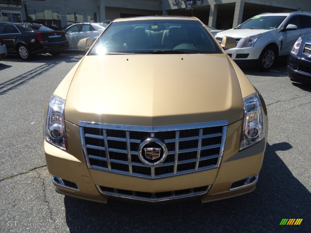 2013 CTS Coupe - Summer Gold Metallic / Cashmere/Ebony photo #3