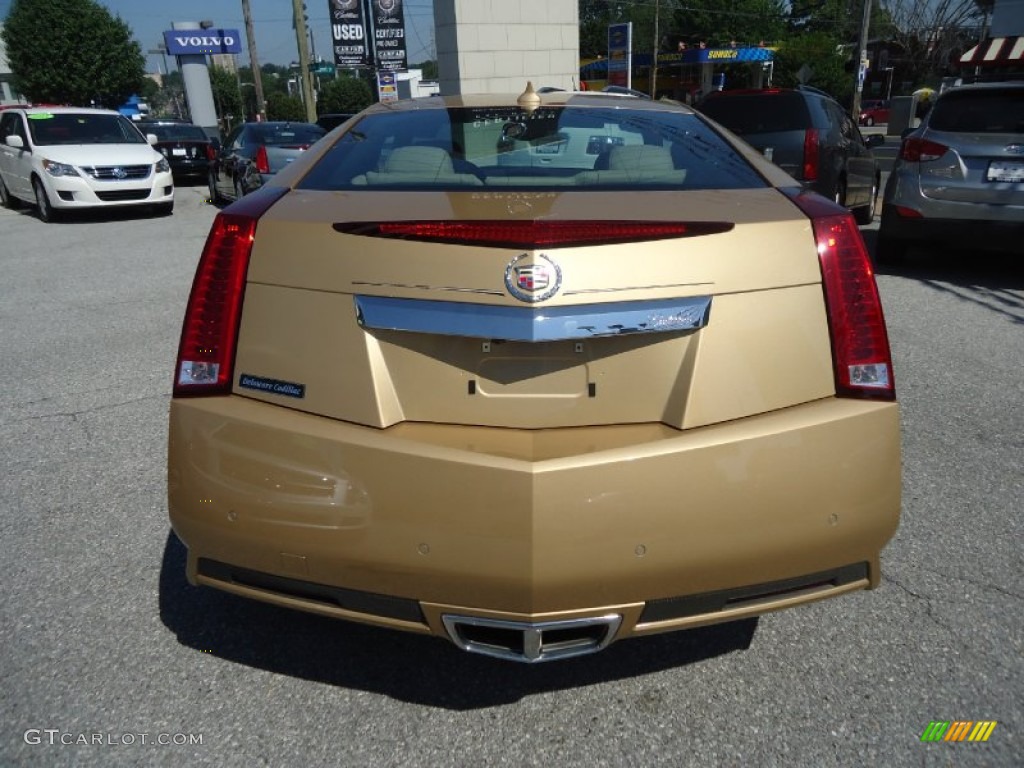 2013 CTS Coupe - Summer Gold Metallic / Cashmere/Ebony photo #7