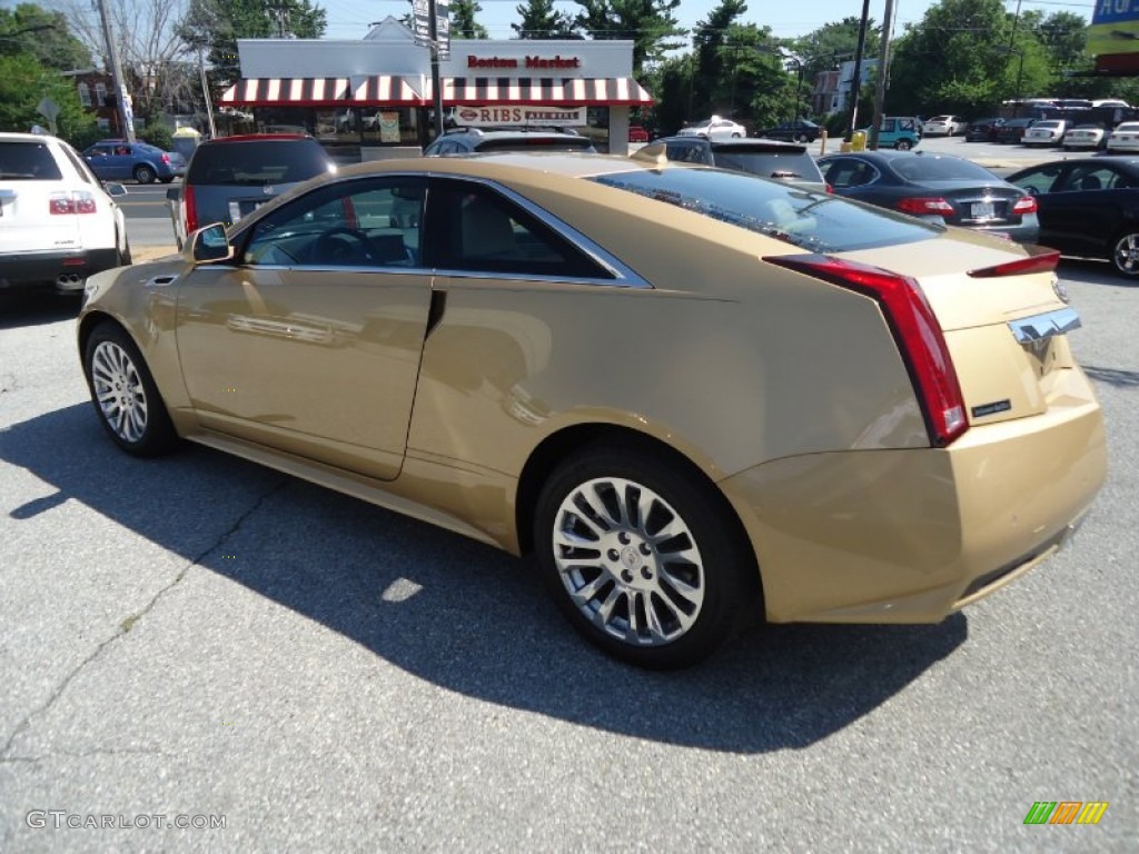 2013 CTS Coupe - Summer Gold Metallic / Cashmere/Ebony photo #8