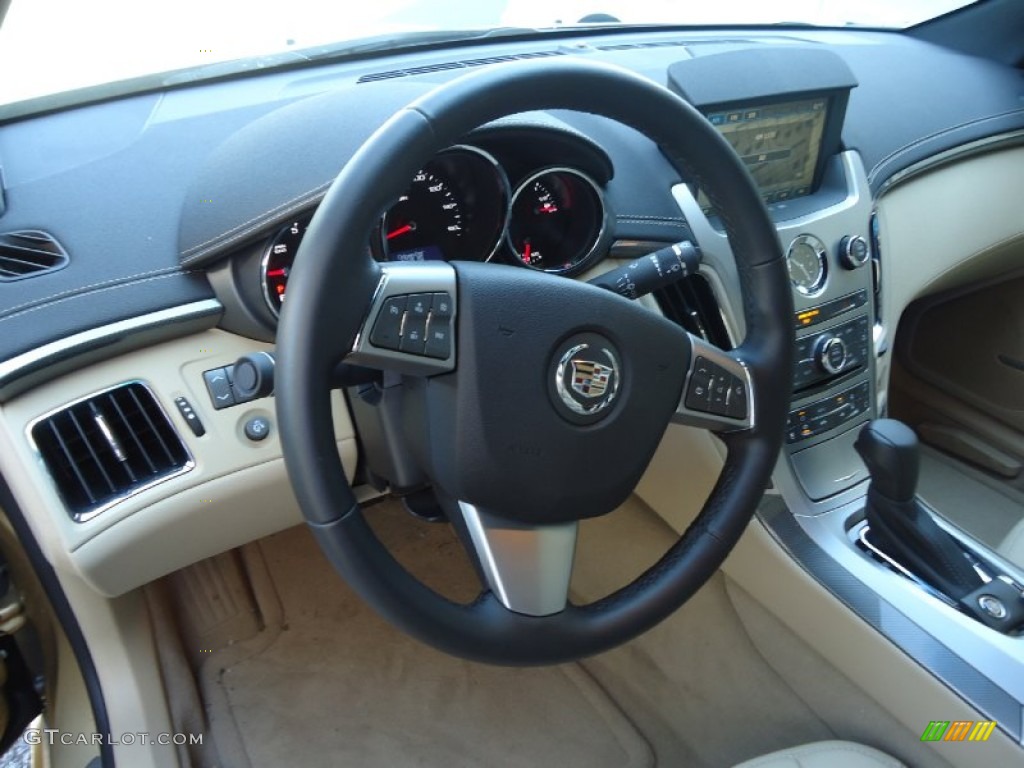 2013 CTS Coupe - Summer Gold Metallic / Cashmere/Ebony photo #12