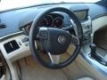 2013 Cadillac CTS Cashmere/Ebony Interior Steering Wheel Photo